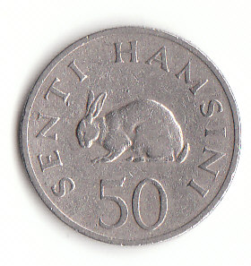  50 Senti Tansania 1966 (F633)   