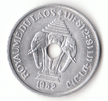  20 cent Laos 1952 (F683)   