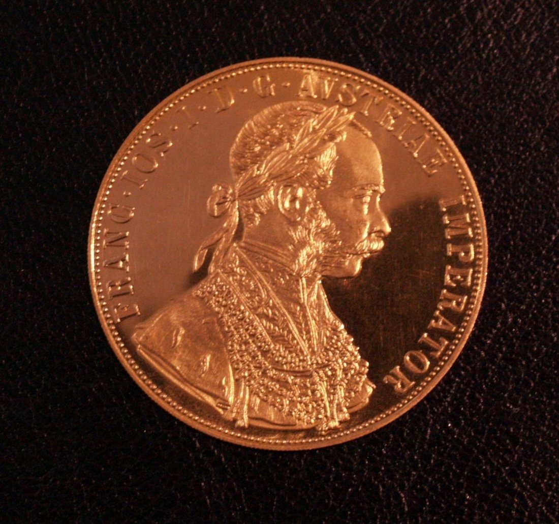 Österreich 13,76 g Feingold 4 Dukaten GOLD 1915 ST- Bankfrisch (siehe Bild)