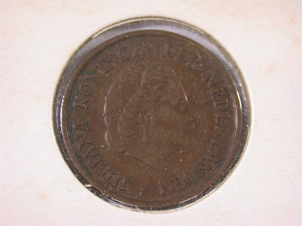  12043 Niederlande  5 Cent 1954 in vz-st   