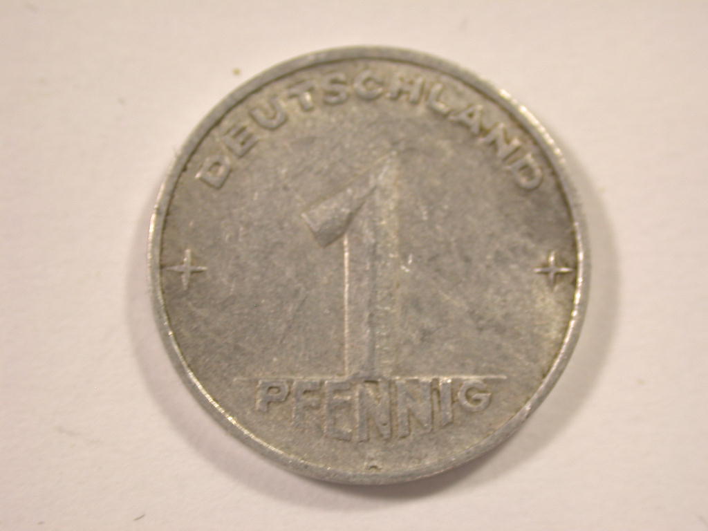  12043 DDR  1 Pfennig  1952 A  in ss+   