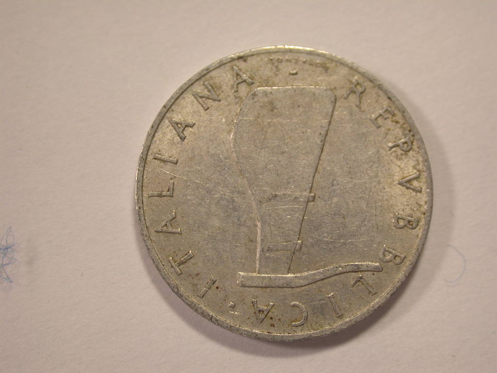  12044 Italien  5 Lire  1954  in ss-vz   