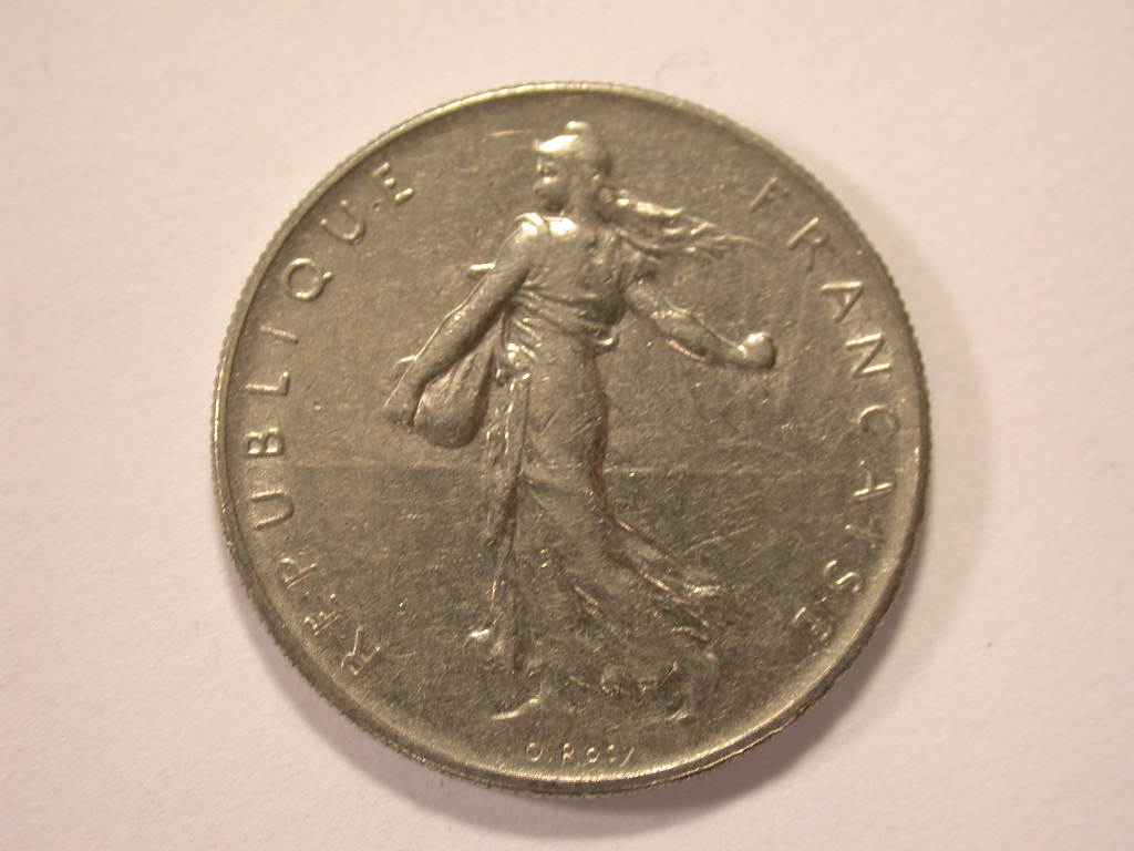  12044 Frankreich  1 Franc  1960  in vz-st   