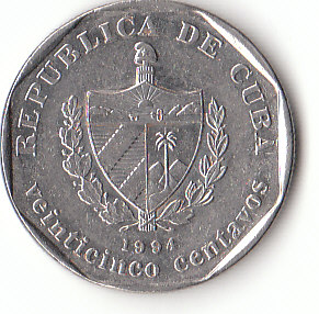  25 Centavos Kuba 1994 (F785)   
