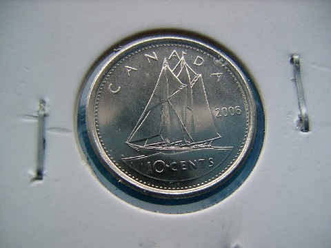 Kanada  10 cent 2006 bankfrisch
