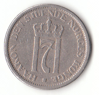  1 Krone Norwegen 1951  (G012)   