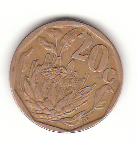  20 Cent Süd- Afrika 1993 (G062)   