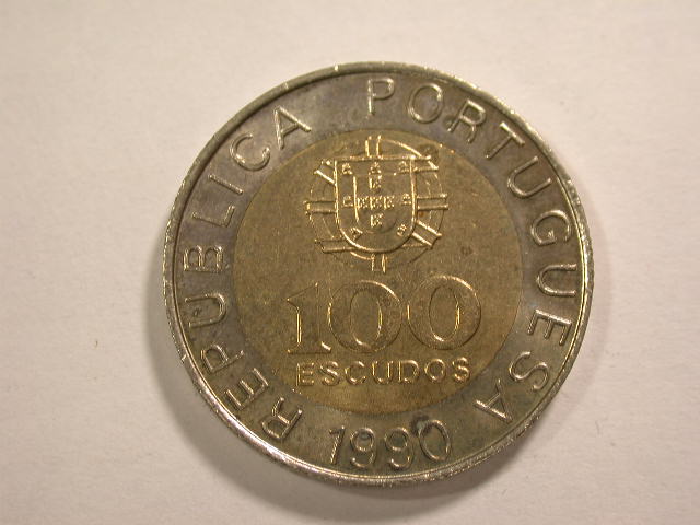  12048  Portugal  100 Escudos 1989  in ST-fein   