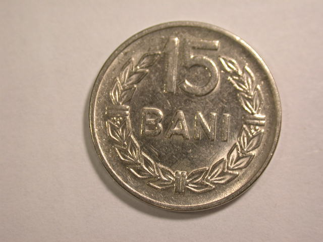  12052  Rumänien  15 Bani 1960  in vz/vz-st   