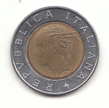  500 Lire Italien 1992  (F872)   