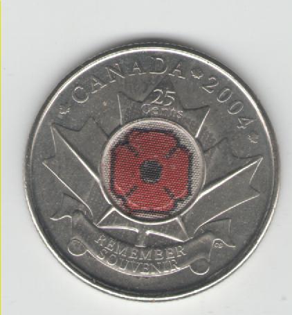  25 Cent Kanada 2004(Farbe)   