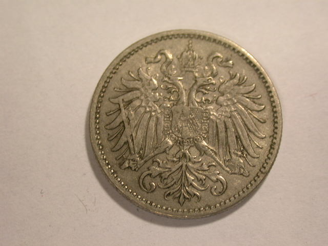  12056  Österreich    10 Heller  1894  in ss+   