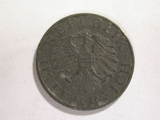  12056  Österreich    5 Groschen  1957  in  ss+   