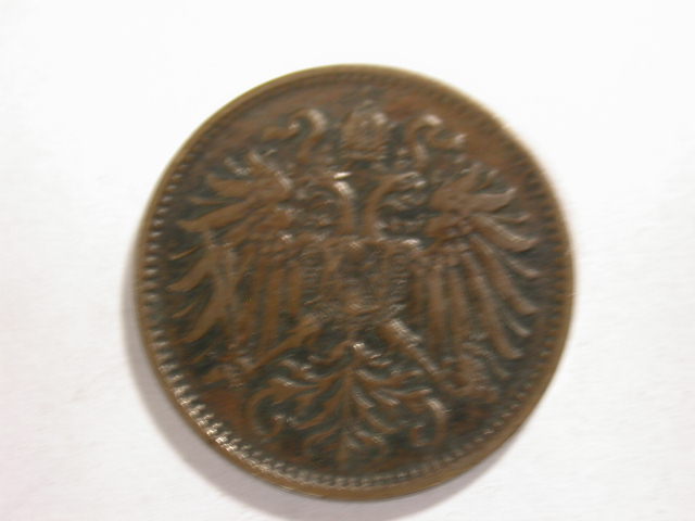  12056  Österreich    2 Heller  1893  in ss+   