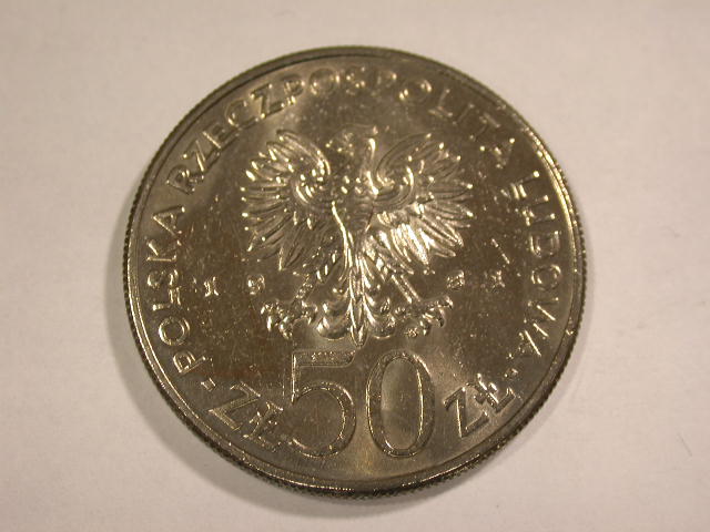  12057 Polen  50 Zloty  1981  in vz-st   