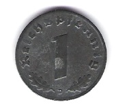  1 Pfennig 1943 D Zink   Jäger Nr.369   