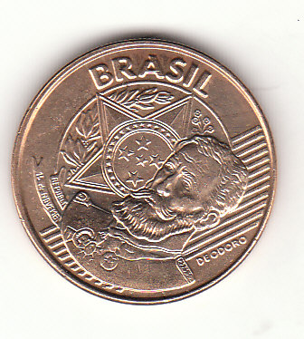  25 Centavo  Brasilien 2008 (F604)   