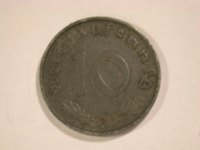  13002 3. Reich  10 Pfennig  1941  B in vz   