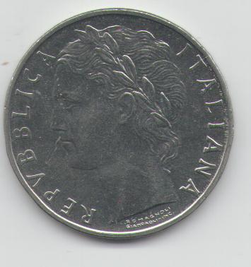  100 Lire Italien 1965 vz(k117)   