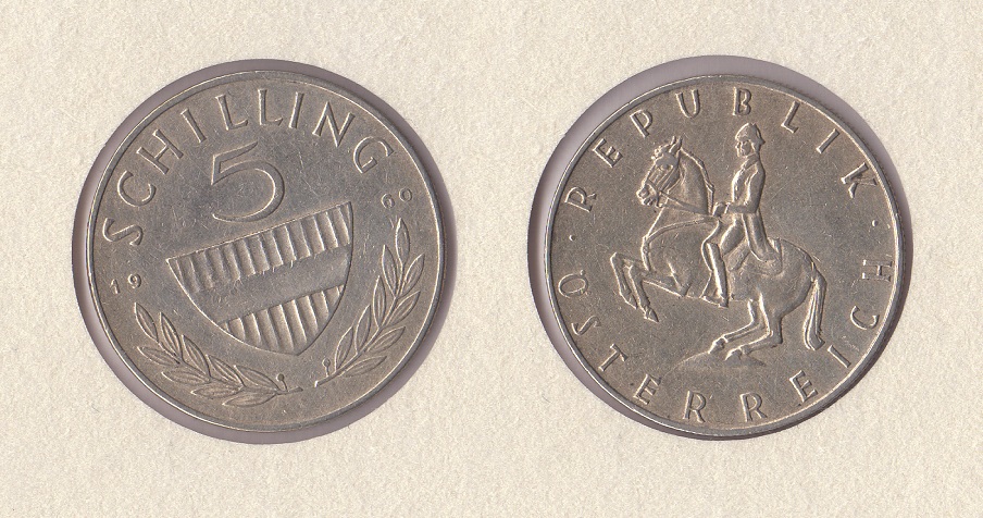  Österreich 5 Schilling 1960 **ss-vz** Silber 5,2 Gramm .640 Ag / XXL scan   