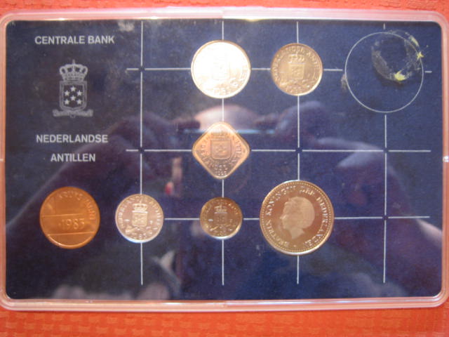  Niederländische Antillen KMS 1983 1 Cent bis 1 Gulden   