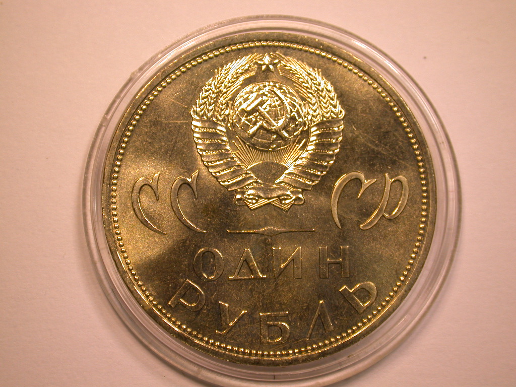  13004 Rußland 1 Rubel 1965, Orginal in ST/Unc  Originalbilder   