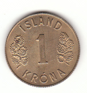  1 Kronur Island 1974 (G256)   