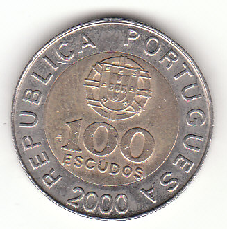  100 Escudos Portugal 2000 (G280)   