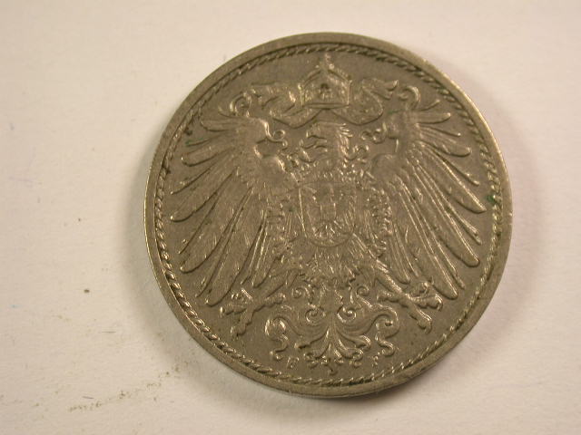  13005  KR   10 Pfennig  1914 F  in   fast vorzüglich  Orginalbilder   