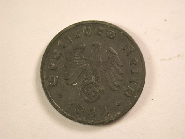  13005  3.Reich   1 Pfennig  1944 A  in vz+ !!  Orginalbilder   