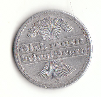 50 Pfennig Deutsches Reich 1921 F(G417)   
