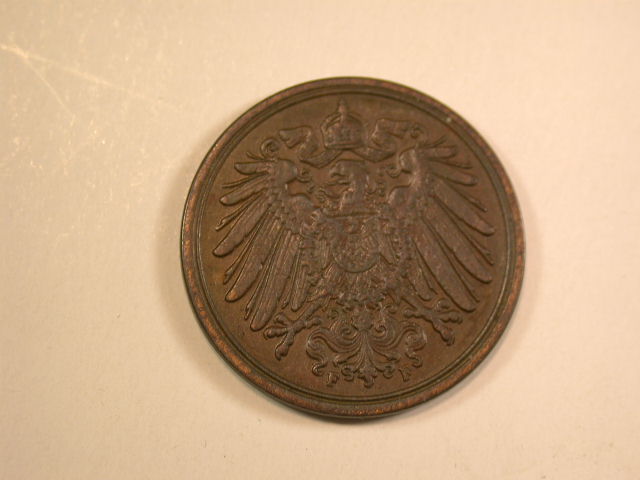  13007  KR 1 Pfennig  1899 F in vz R   