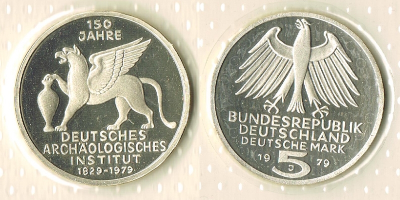  BRD  15x5 DM  1979-1986  FM-Frankfurt  Feingewicht: 7g Silber  pp   