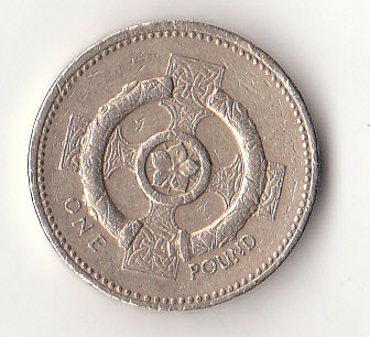  1 Pound Großbritannien 2001 (G457)   