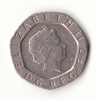  20 Pence Großbritannien 2002 (G465)   