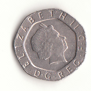  20 Pence Großbritannien 2001 (G472)   