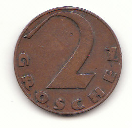  2 Groschen Österreich 1925 (486)   