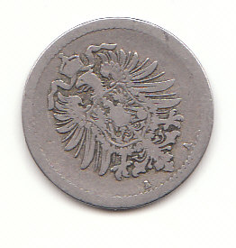  Kaiserreich 5 Pfennig 1874 A  (G495)   