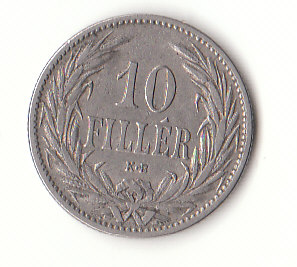  10 Filler Ungarn 1894 (G496)   
