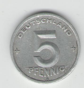  5 Pfennig DDR 1948 A (J 1502)(k201)   