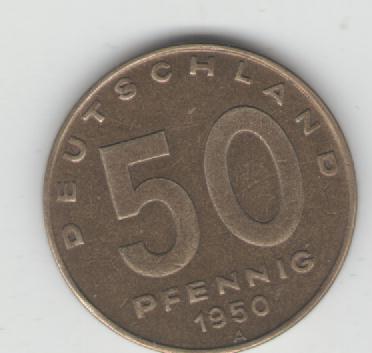  50 Pfennig DDR 1950 A(J1504)(k214)   