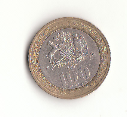  100 Pesos Chile 2008 (G546)   