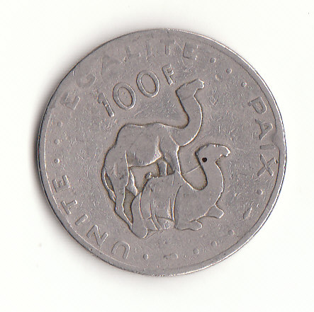  100 Francs Dschibuti / Djibouti 1977 (G249)   