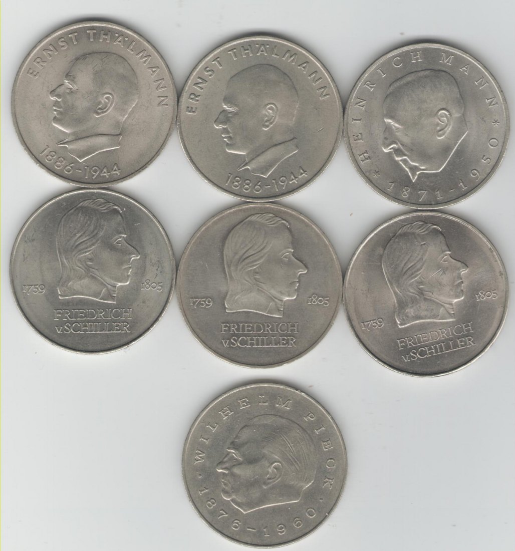  Lot von 20 Mark Münzen der DDR(k227)   
