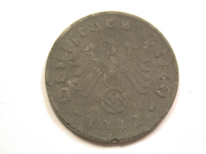  13408  3.Reich  1 Pfennig  1942 D in s-ss  Orginalbilder   
