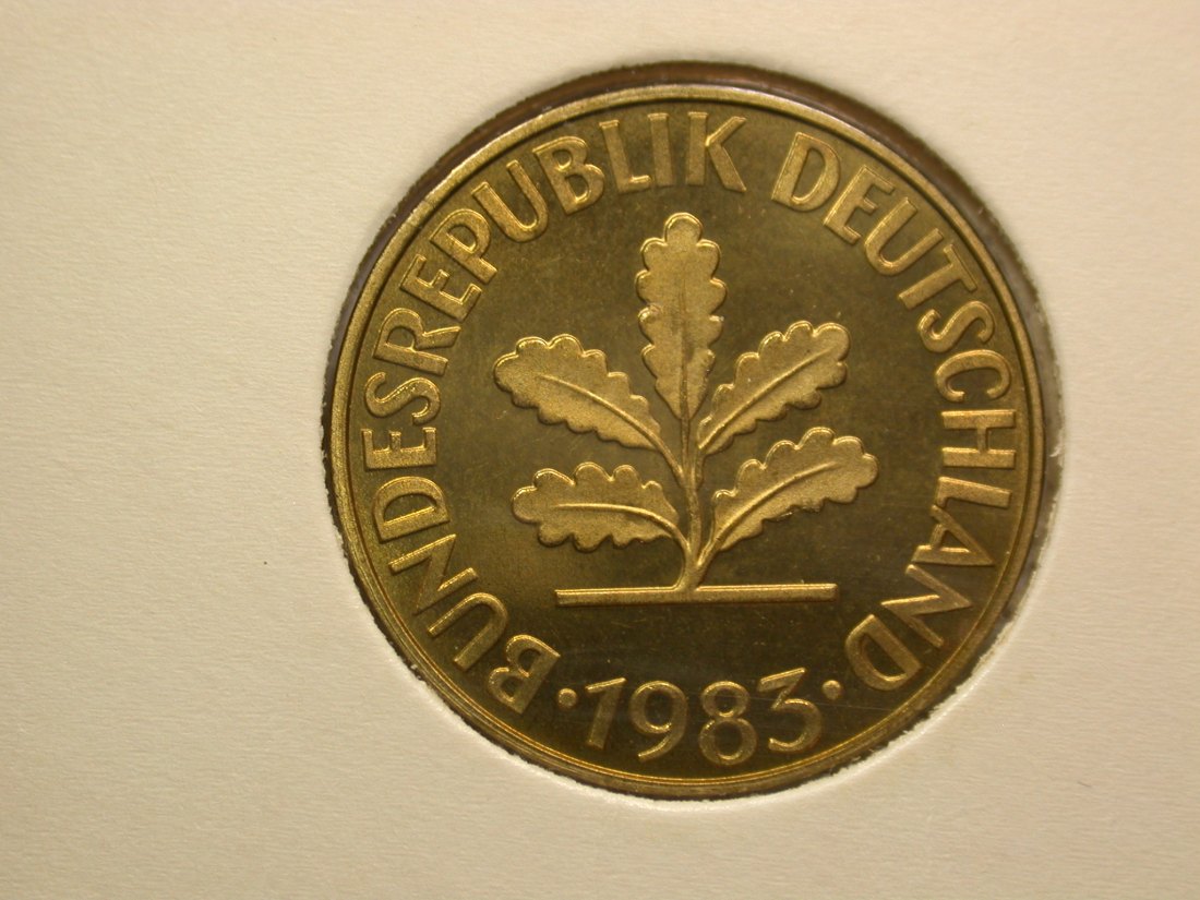  13206 BRD 10 Pfennig 1983 J in ST Orginalbilder   