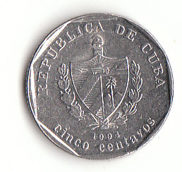  5 Centavos Kuba 1994 (G061)   