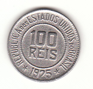 100 Reis Brasielien 1925 (F858)   