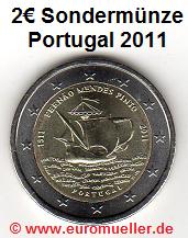 Portugal 2 Euro Sondermünze 2011...Pinto   