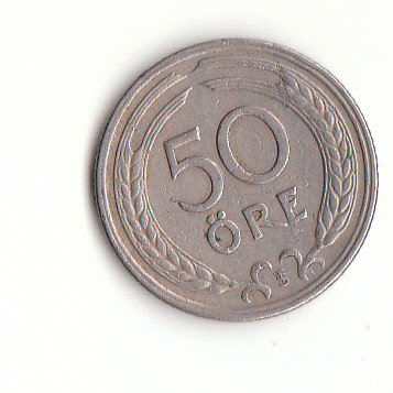  50 Öre Schweden 1946 (G561)   